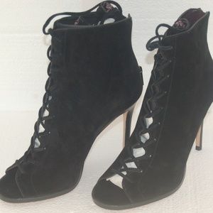 Coach  Black Lena High Heel Booties A01337